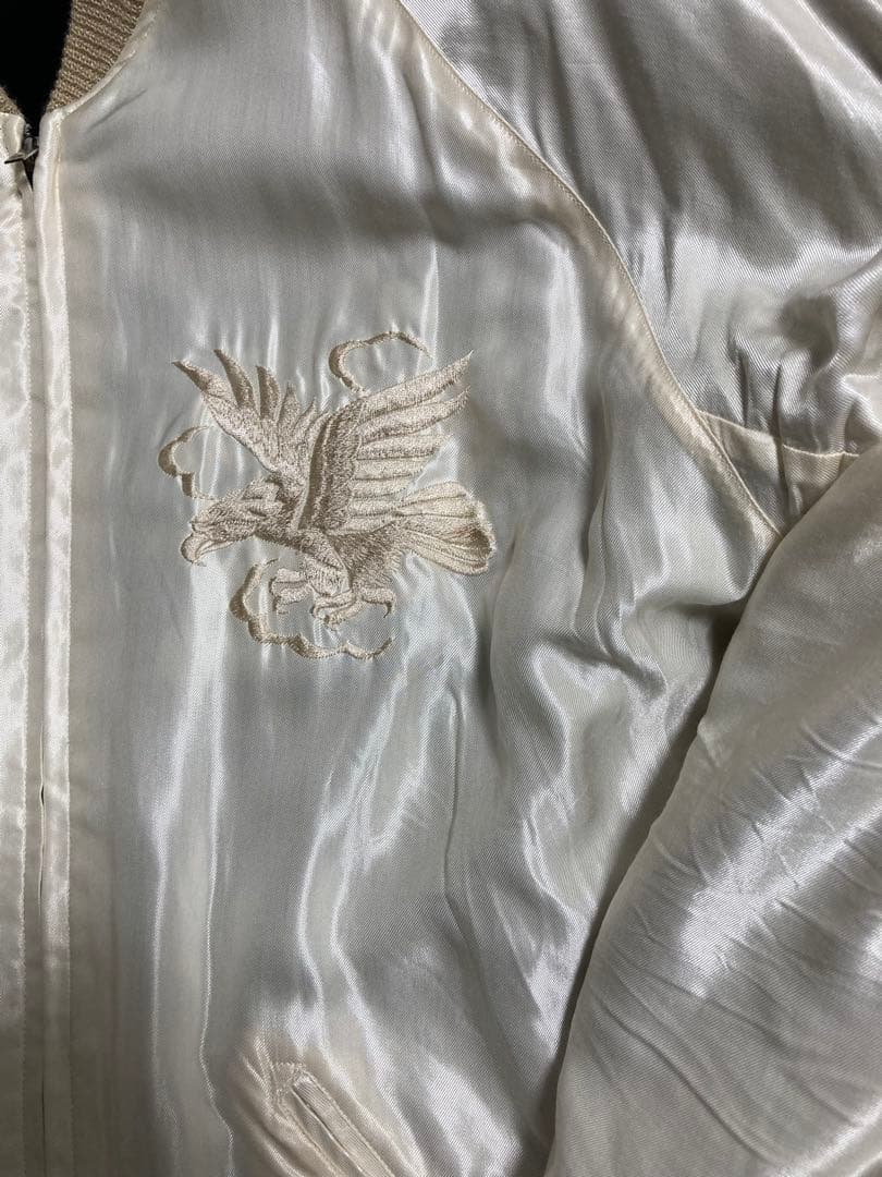 極上 GOLD 東洋エンタープライズ 別珍リバーシブルスカジャン 双龍 L