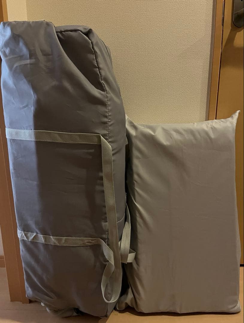 KATOJI ポータブルベビーベッド　グレー　美品