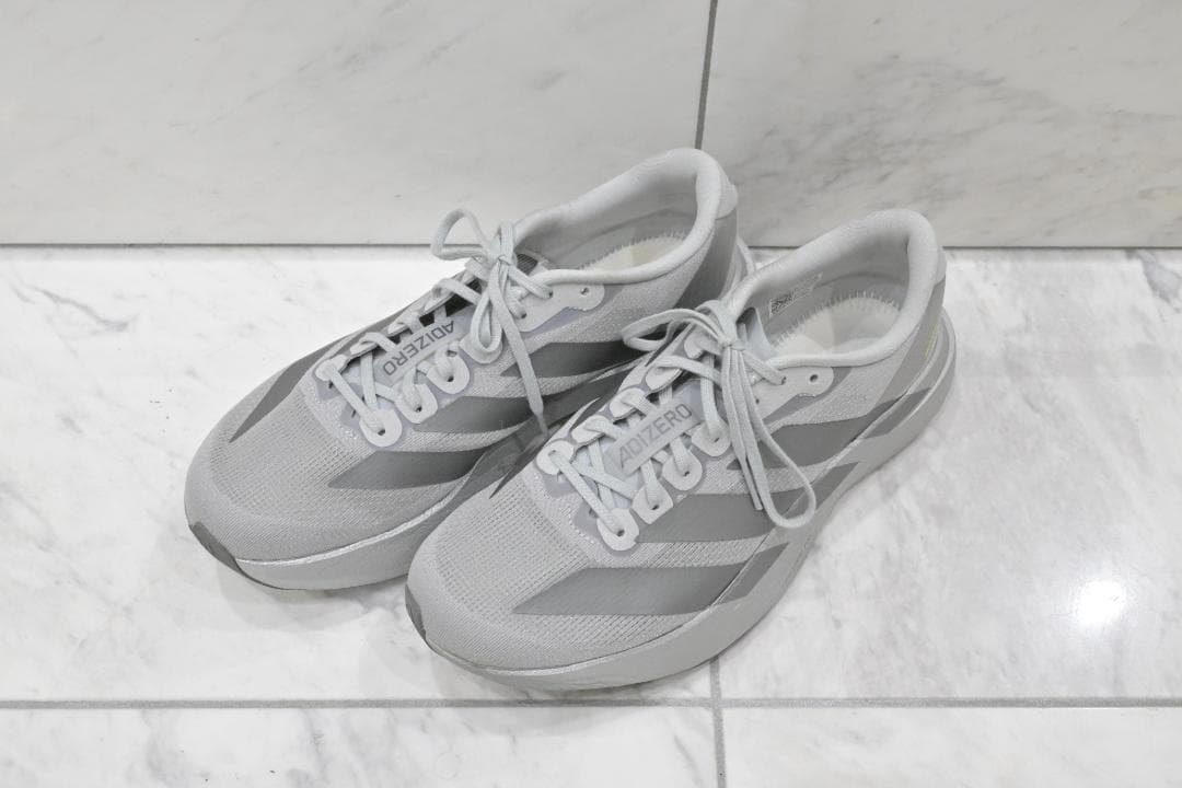 値下げ　美品　アディダス ADIZERO EVO SL 27.0cm シルバー