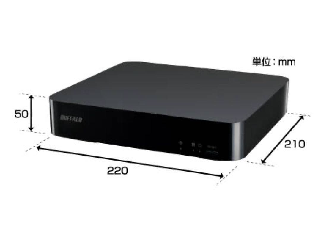 BUFFALO タイムシフト対応 4TB HDD HDT-AV4.0TU3/V
