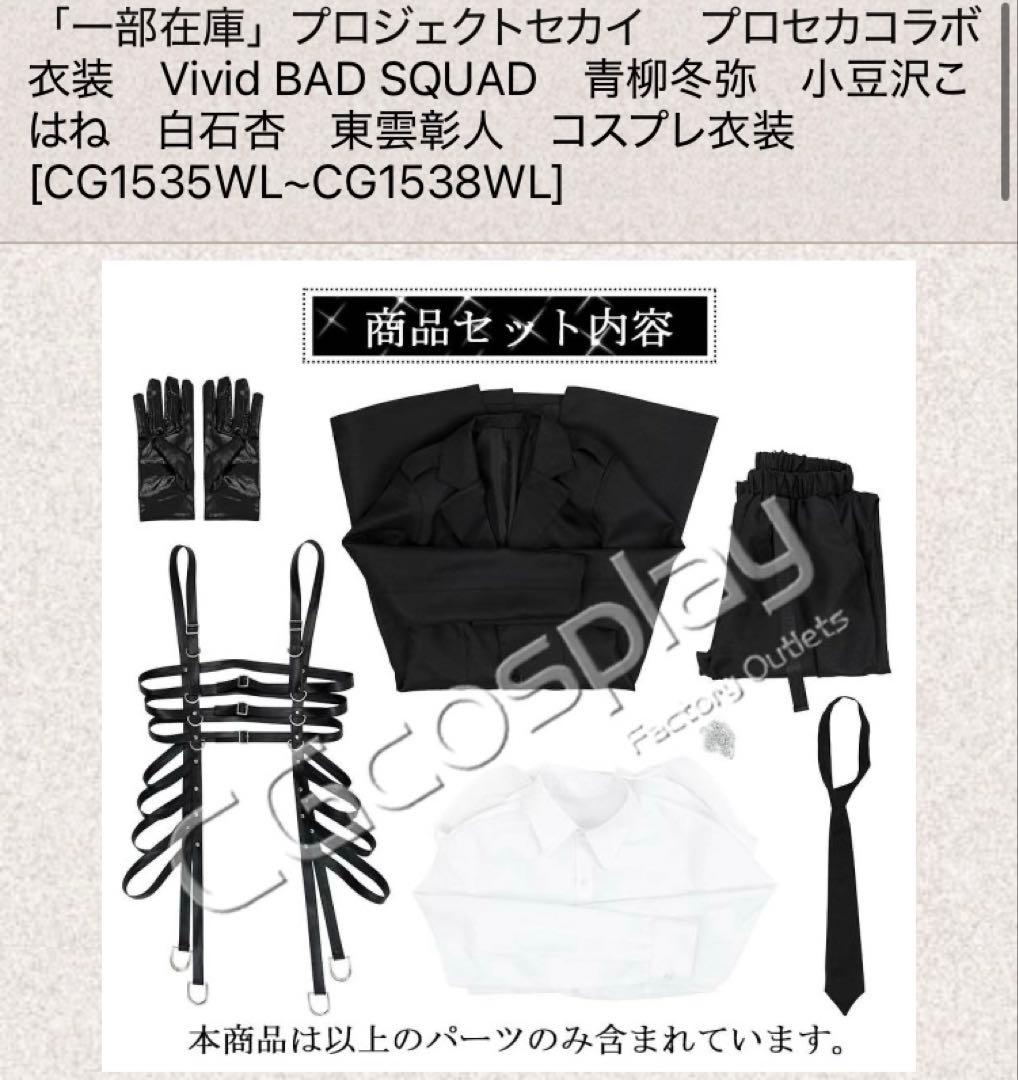 プロセカ ビビバス ZOZOTOWN 青柳冬弥 コスプレ ウィッグ付き