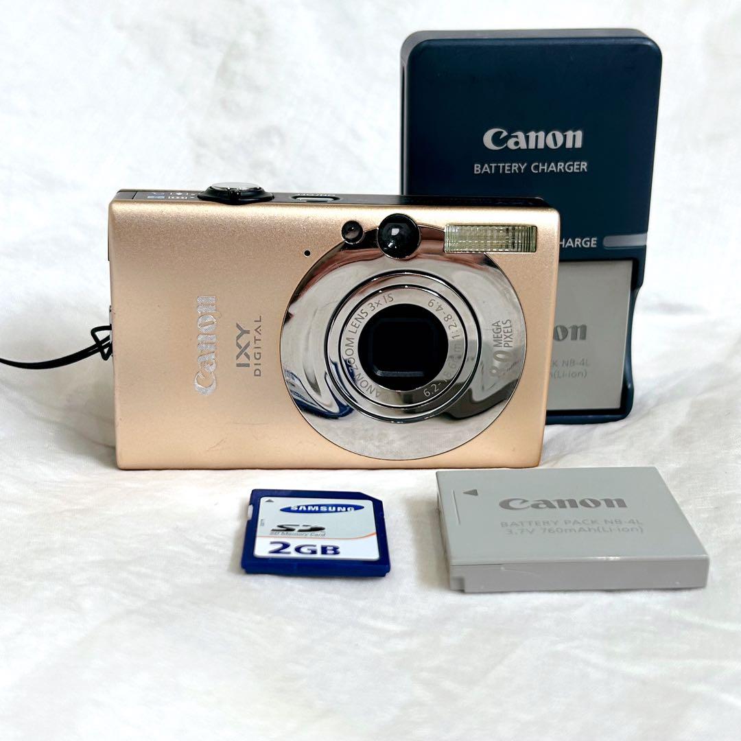 超美品 Canon IXY DIGITAL 20 IS シャンパン ゴールド