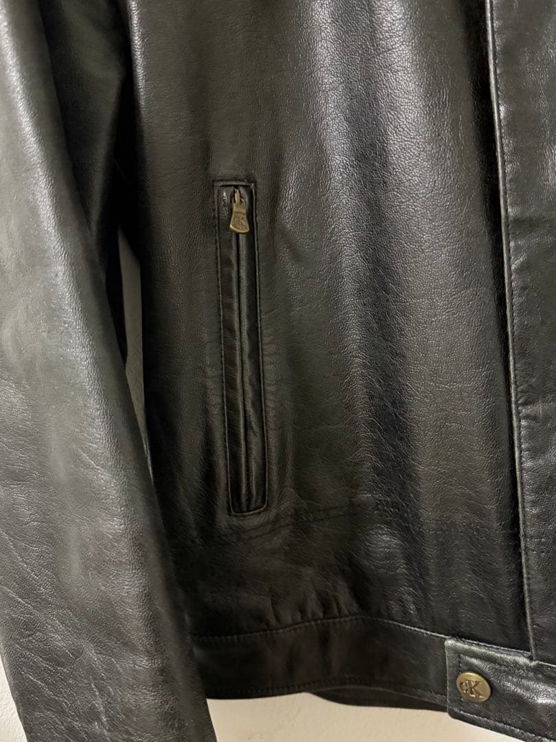   カルバンクライン シングル ライダース ジャケット