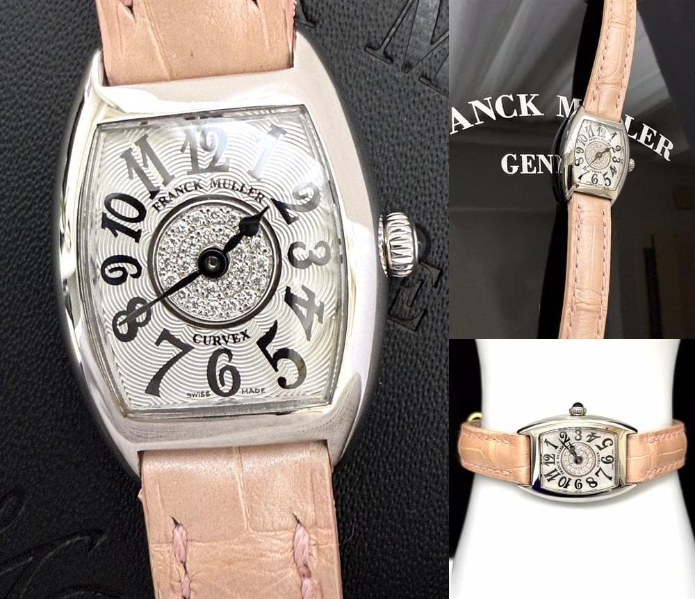 2025　国内ギャラ 完備　定価126万　フランクミュラー　プティ　ダイヤ　時計