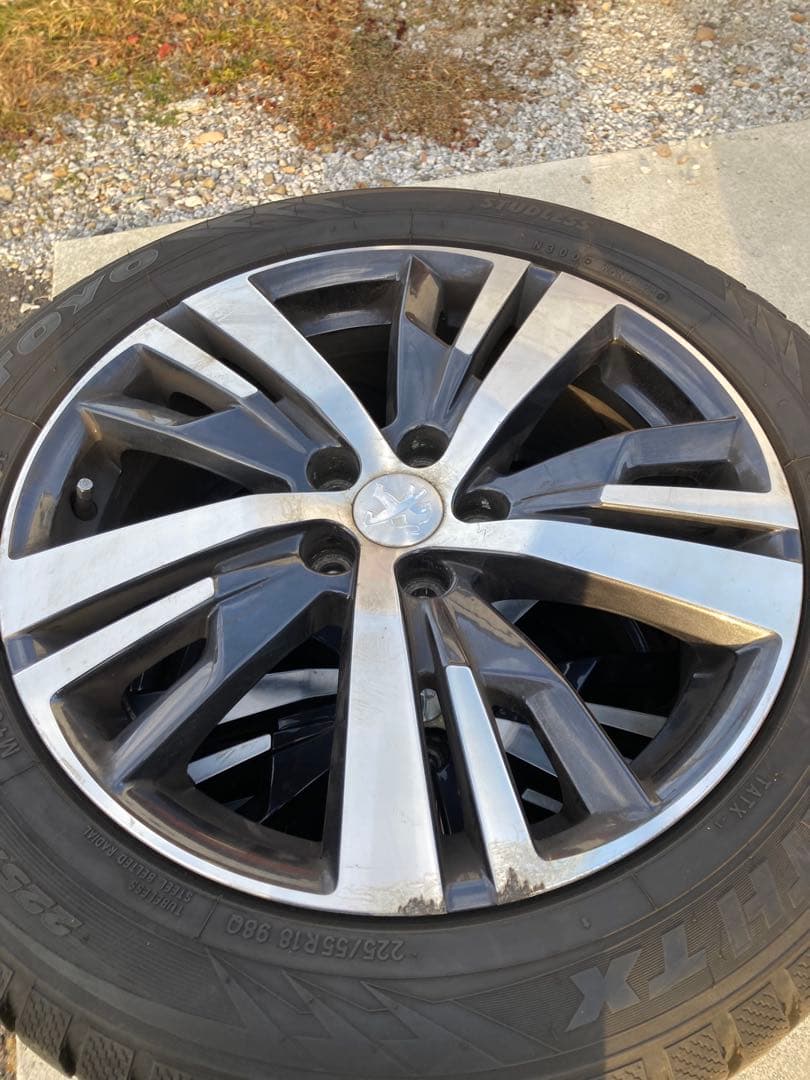 プジョー3008 TOYO 18インチ タイヤ・ホイールセット