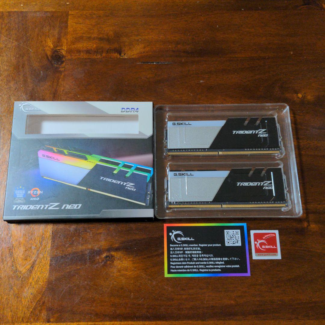 大幅値下げ美品 G.SKILL TridentZ Neo 16GB CL14