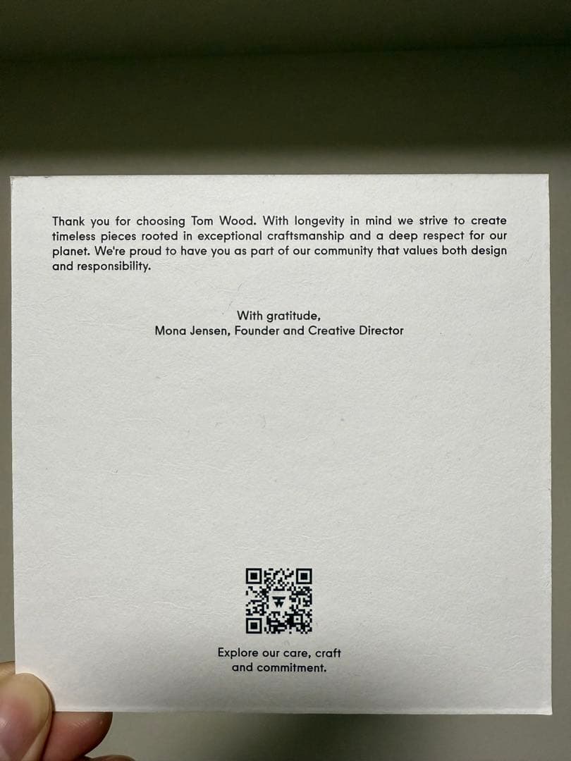 【新品】 TOM WOOD Oval Green Marble 22号（62）