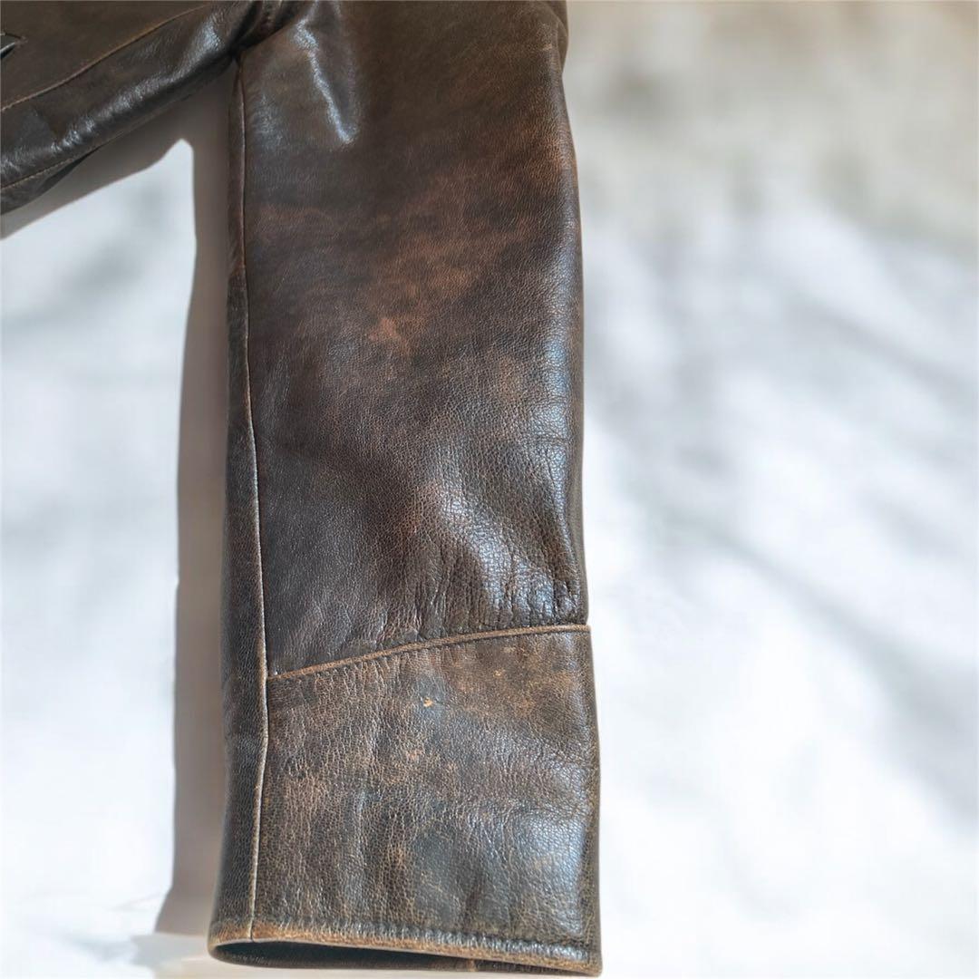 Harley-Davidson ハーレーダビッドソンレザージャケット ブラウンM