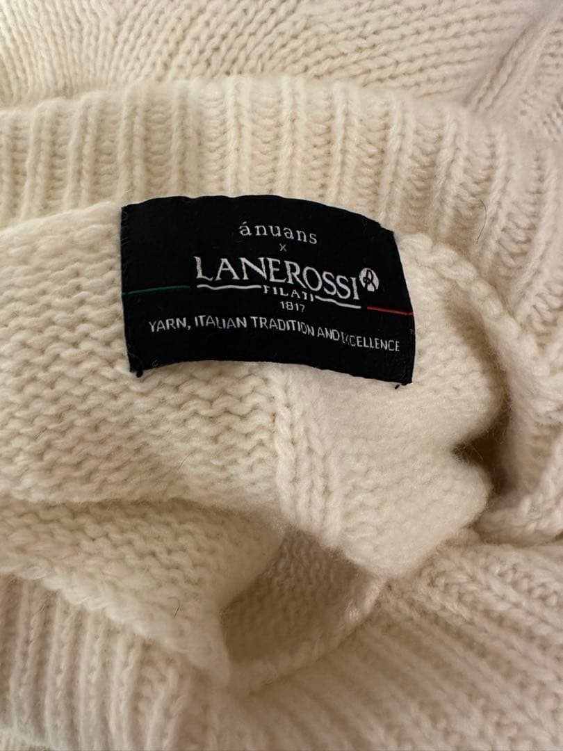 A*様 anuans HAMILTONウールカシミヤタートルネックプルオーバー