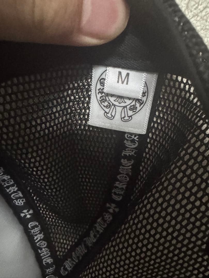 CHROME HEARTS トラッカーキャップ ホワイト/ブラック