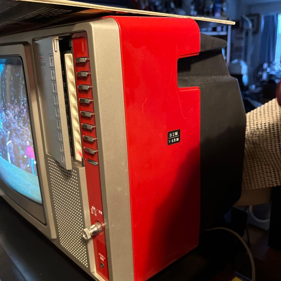 HITACHI ブラウン管テレビ C14-470A AV toRFアダプタ付き