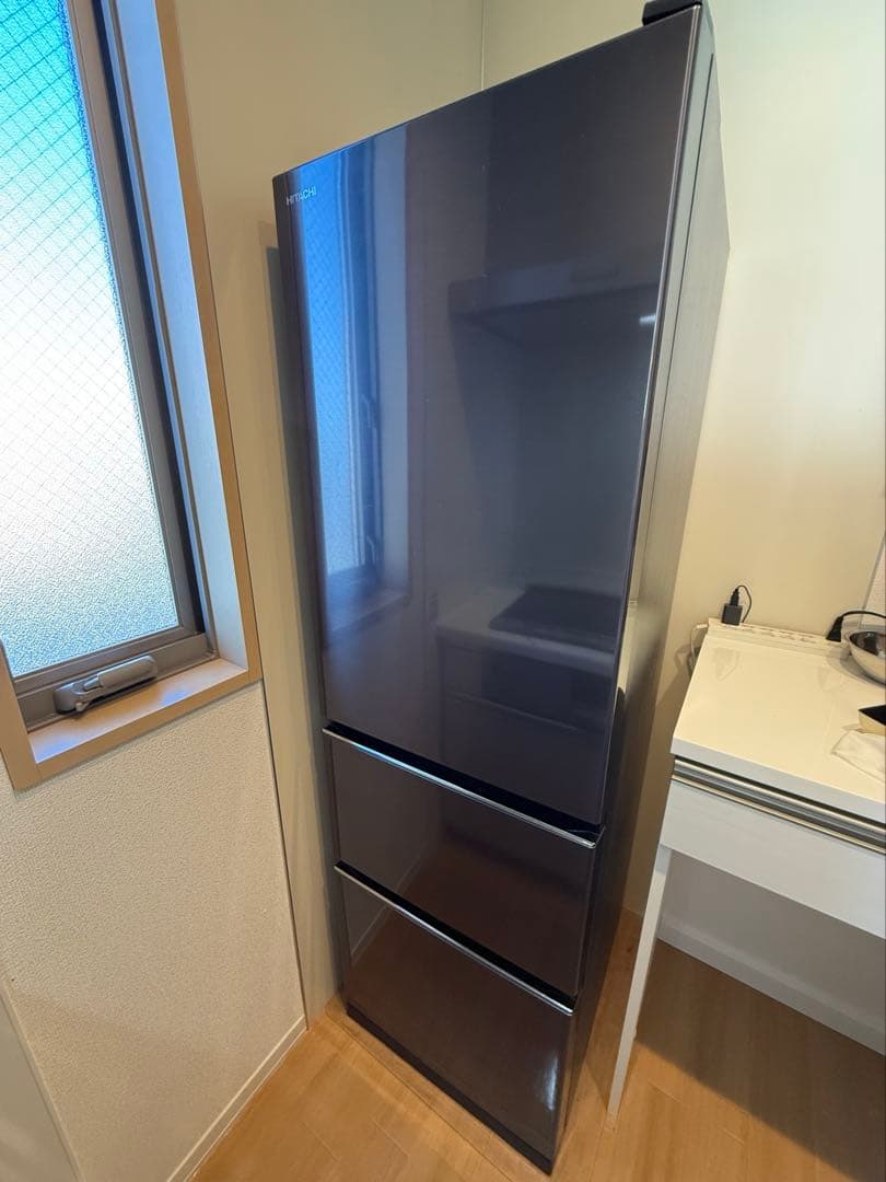 ★よねやまともひろ★ 日立 HITACHI 冷蔵庫 R-V32KV(K)