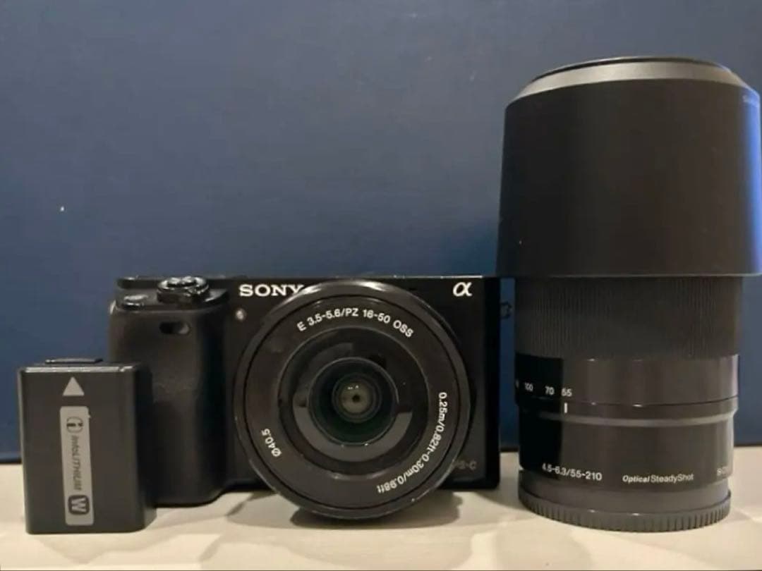 Sony α6000 ミラーレスカメラ ダブルズームレンズ付