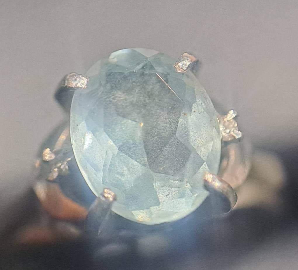 a*a様 Pt900 リング アクアマリン 鑑定書付き