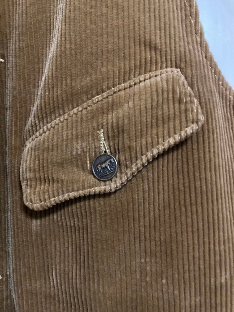 【希少/状態良好】RRL ダブルアールエル コーデュロイ ベスト XS