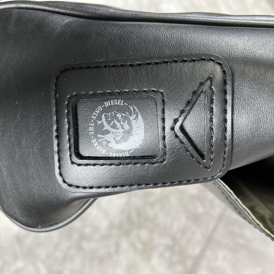 DIESEL ディーゼル ブレイブマン レザー ショルダーバック　A4 ブラック
