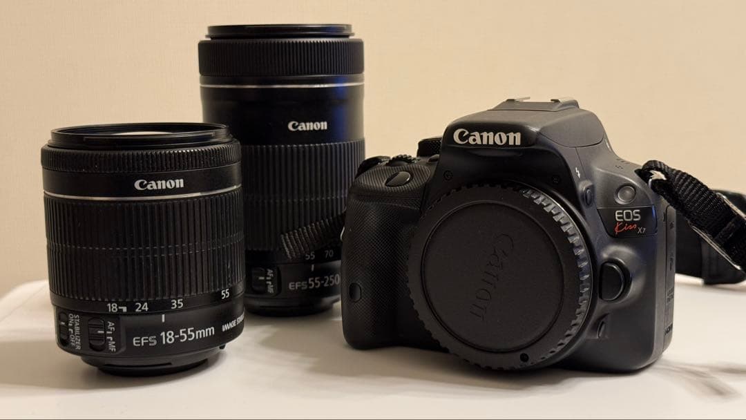 Canon EOS Kiss X7 ズームレンズ2本セット