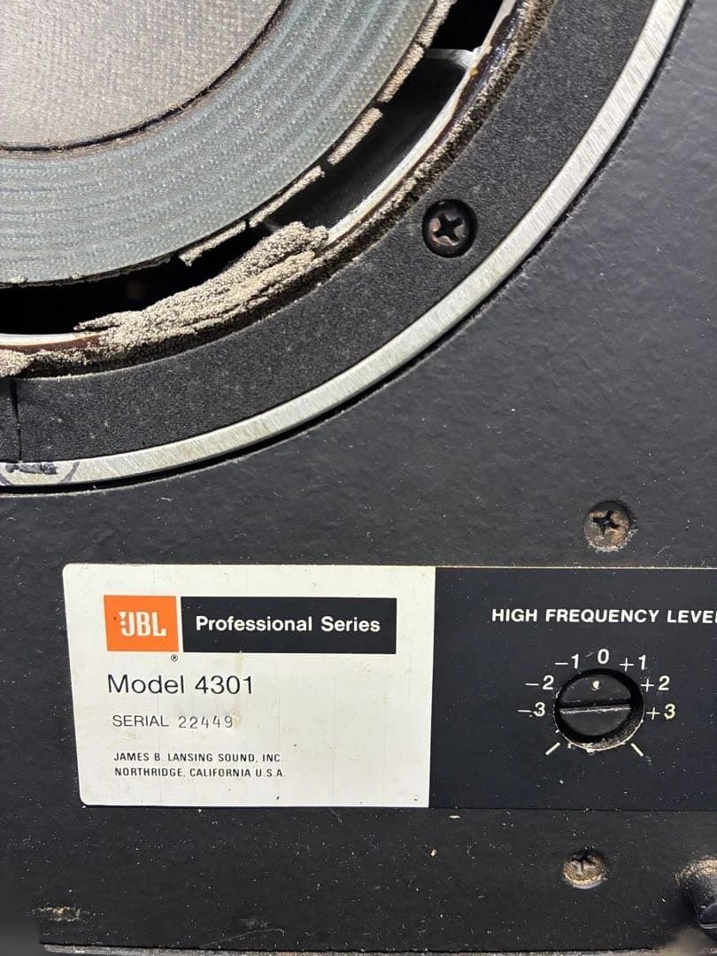 JBL 4301 ペア　当時物