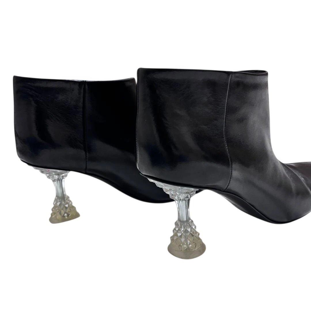 希少◎CELINE フィービー期 シャンデリアヒール ブーティー 35 ブラック