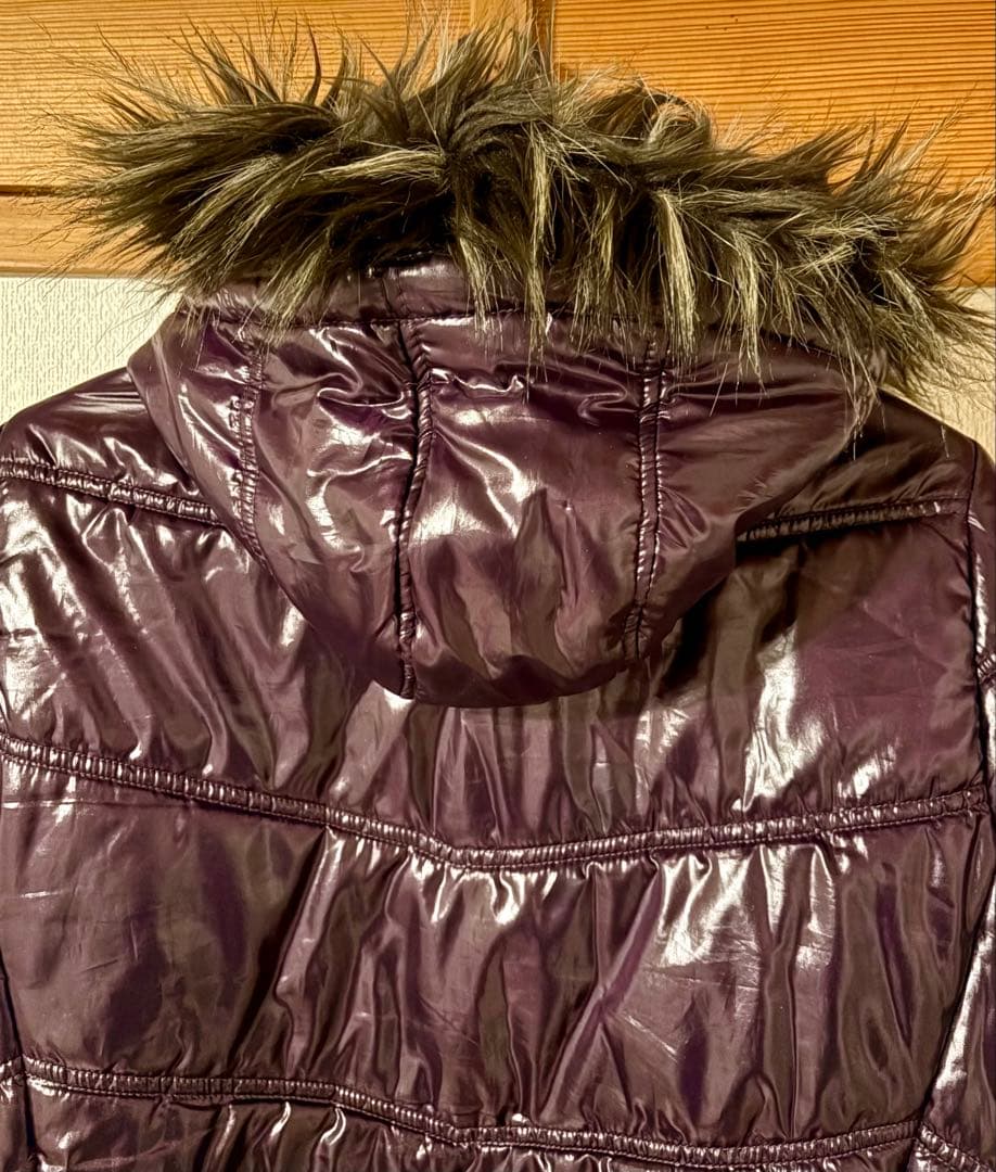 ［L様 限定] spinalh 紫 ファー 光沢ブルゾン ジャケットY2K 平成