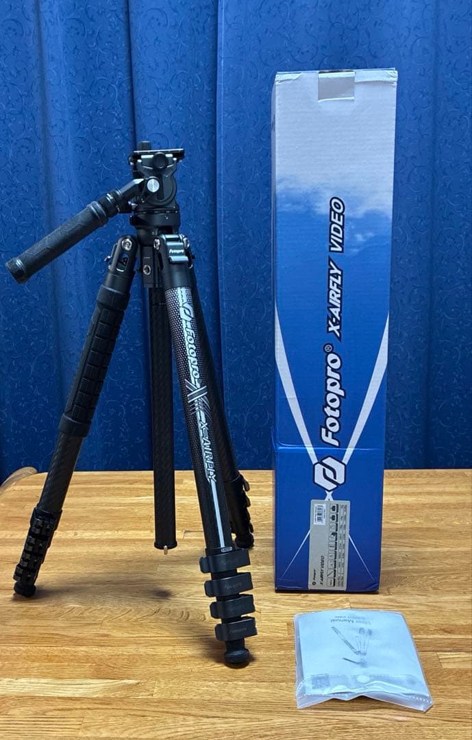 Fotopro X-Airfly ビデオ 64.5 インチ軽量トラベルカメラ三脚