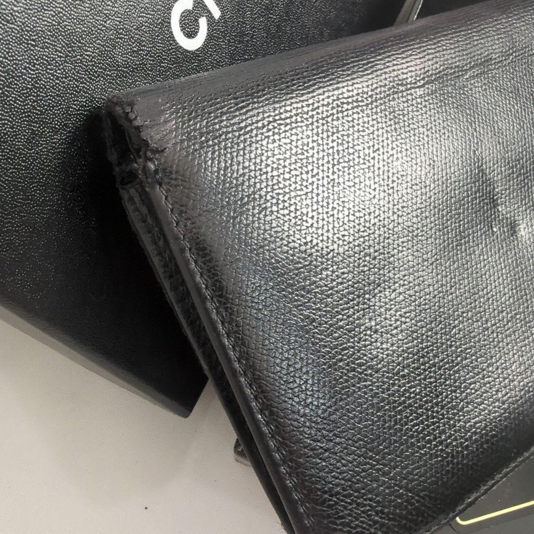 CHANEL シャネル ココマーク 折り 長財布 ココボタン