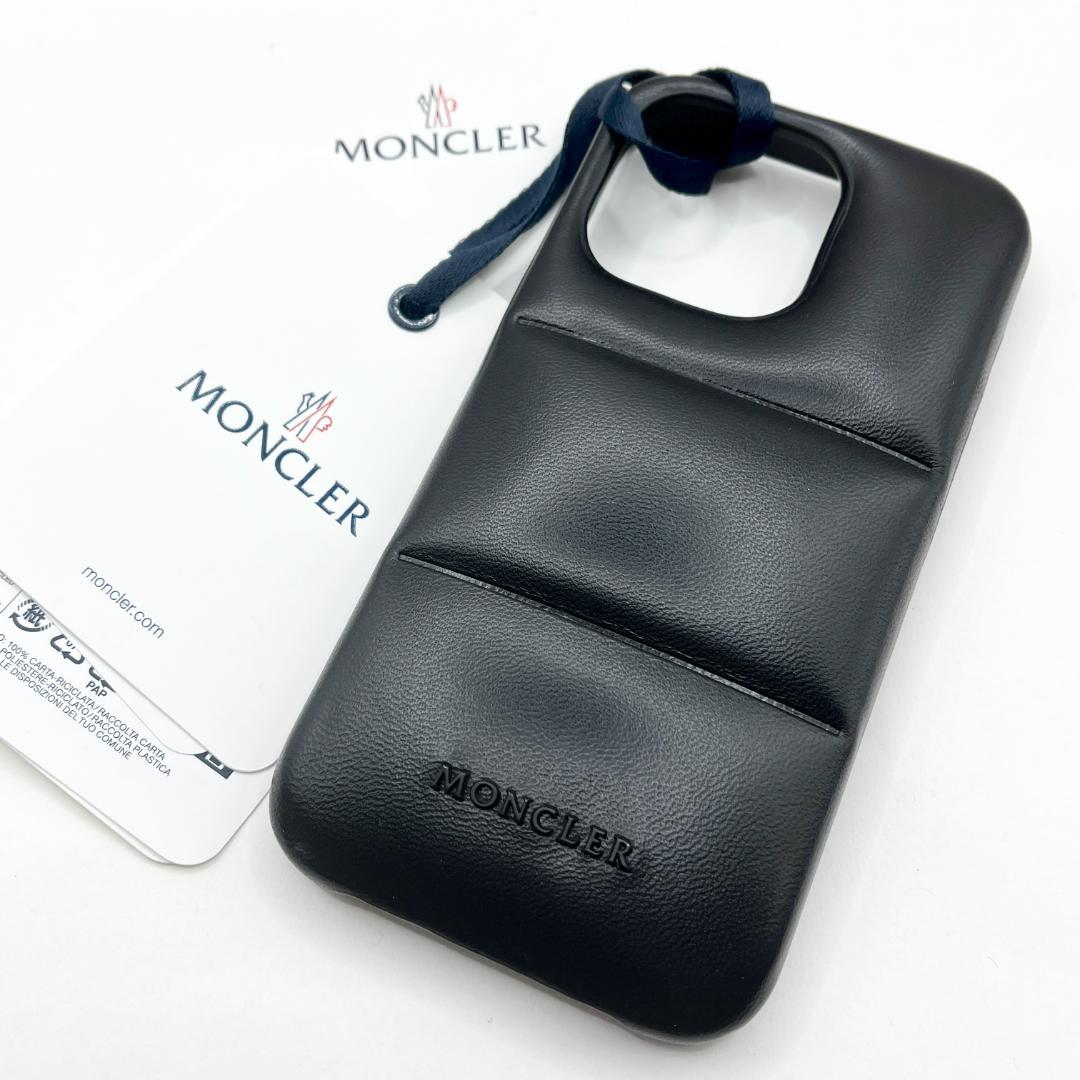 【新品】MONCLER ブラック iPhone 13pro ケース