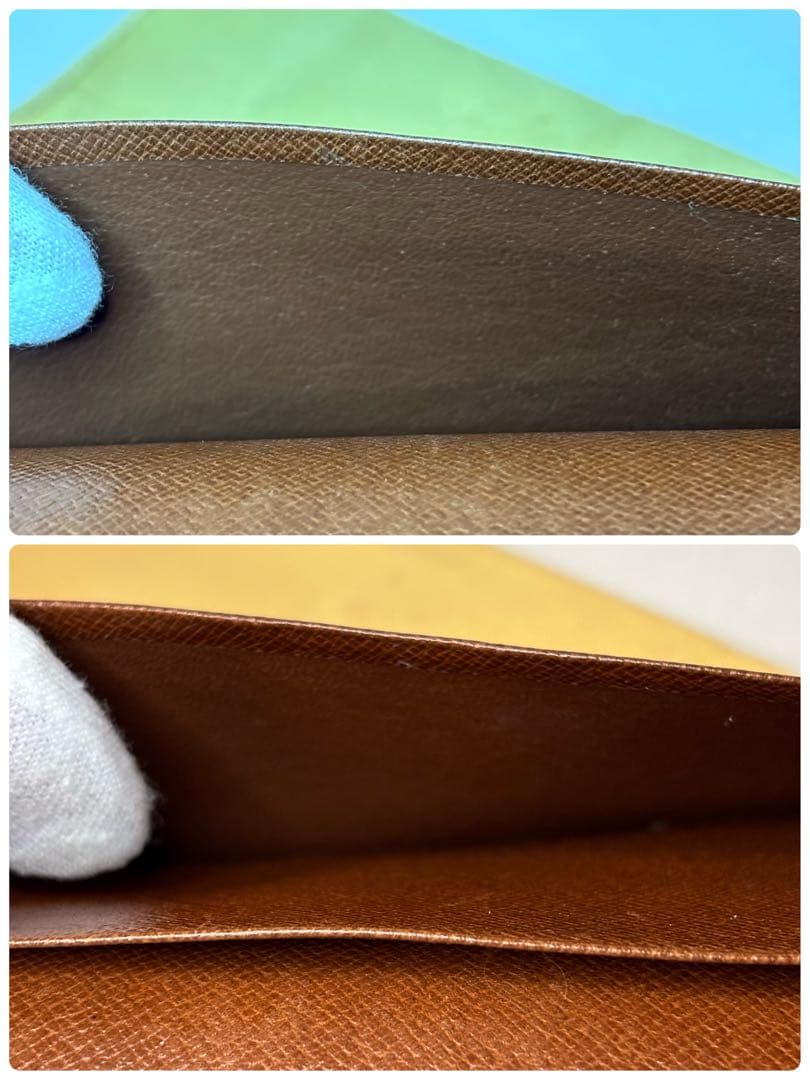 ルイヴィトン モノグラム ポルトカルトクレディ円 長財布 イニシャル無し