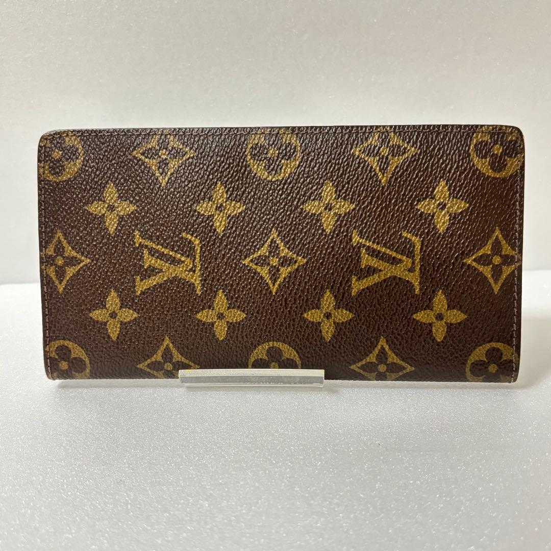 ルイヴィトン モノグラム ポルトカルトクレディ円 長財布 イニシャル無し