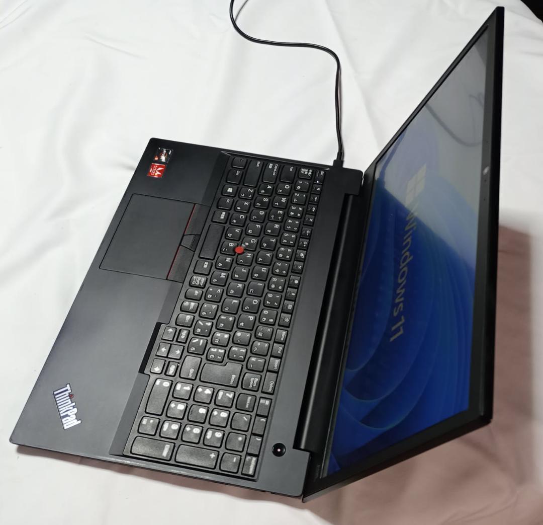 Thinkpad E595 Ryzen5/8G/256G、オフィス、テレワーク可