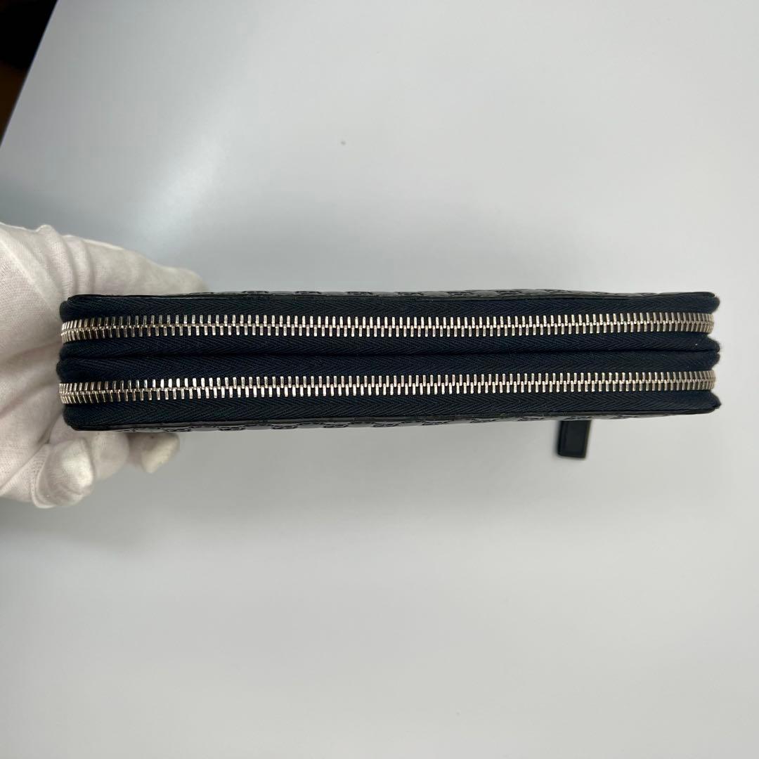 グッチ マイクログッチシマ トラベル ドキュメントケース 長財布 449246