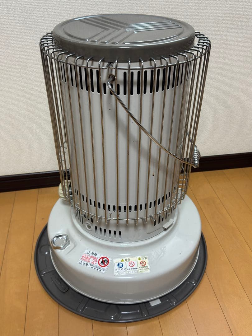 石油ストーブ 灯油 手動点火 安全ガード付き