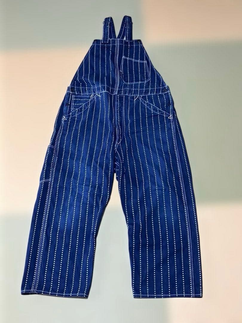 フリーホイーラーズ　オーバーオール 1890sスターウォバッシュストライプ