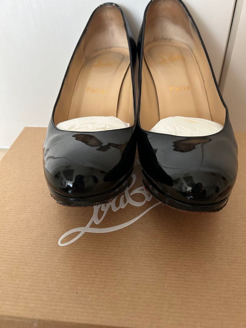 Christian Louboutin 黒 ハイヒール　38