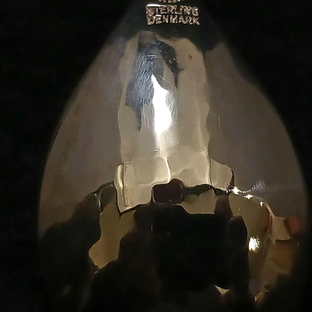 Y2125-1 ジョージジェンセン ブロッサム コーヒースプーン シルバー925