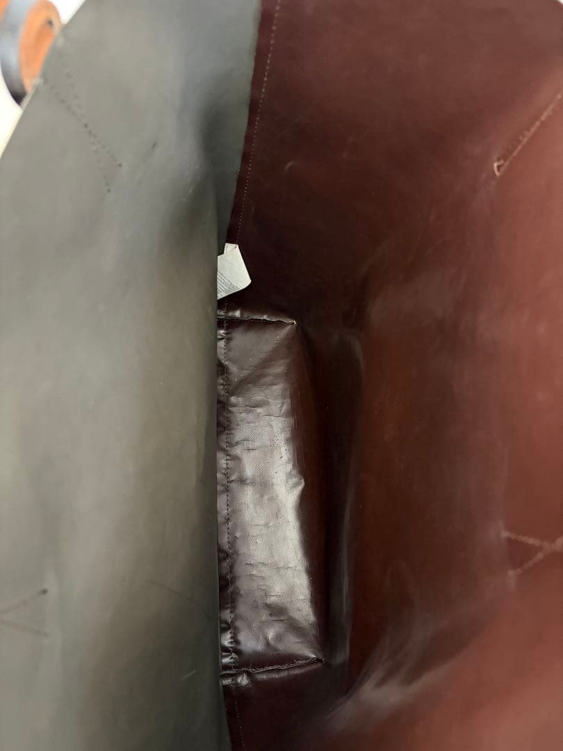 MARNI オリーブグリーン トートバッグ