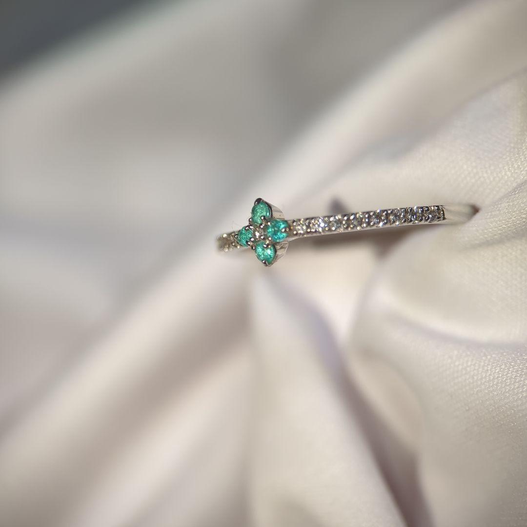 ミ*ス様 パライバトルマリン✰プラチナリング　14.5号