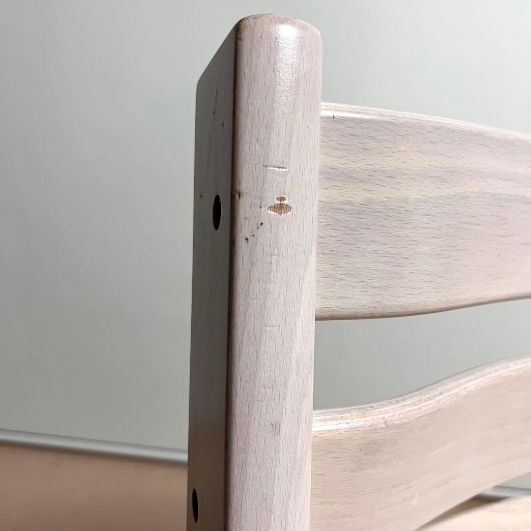 【新型】シリアル4　ストッケ トリップトラップホワイトウォッシュ