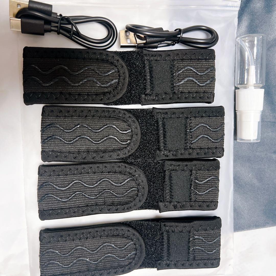 EMS腹筋ベルト フィットレスベルト2個セット ジェルシート不要