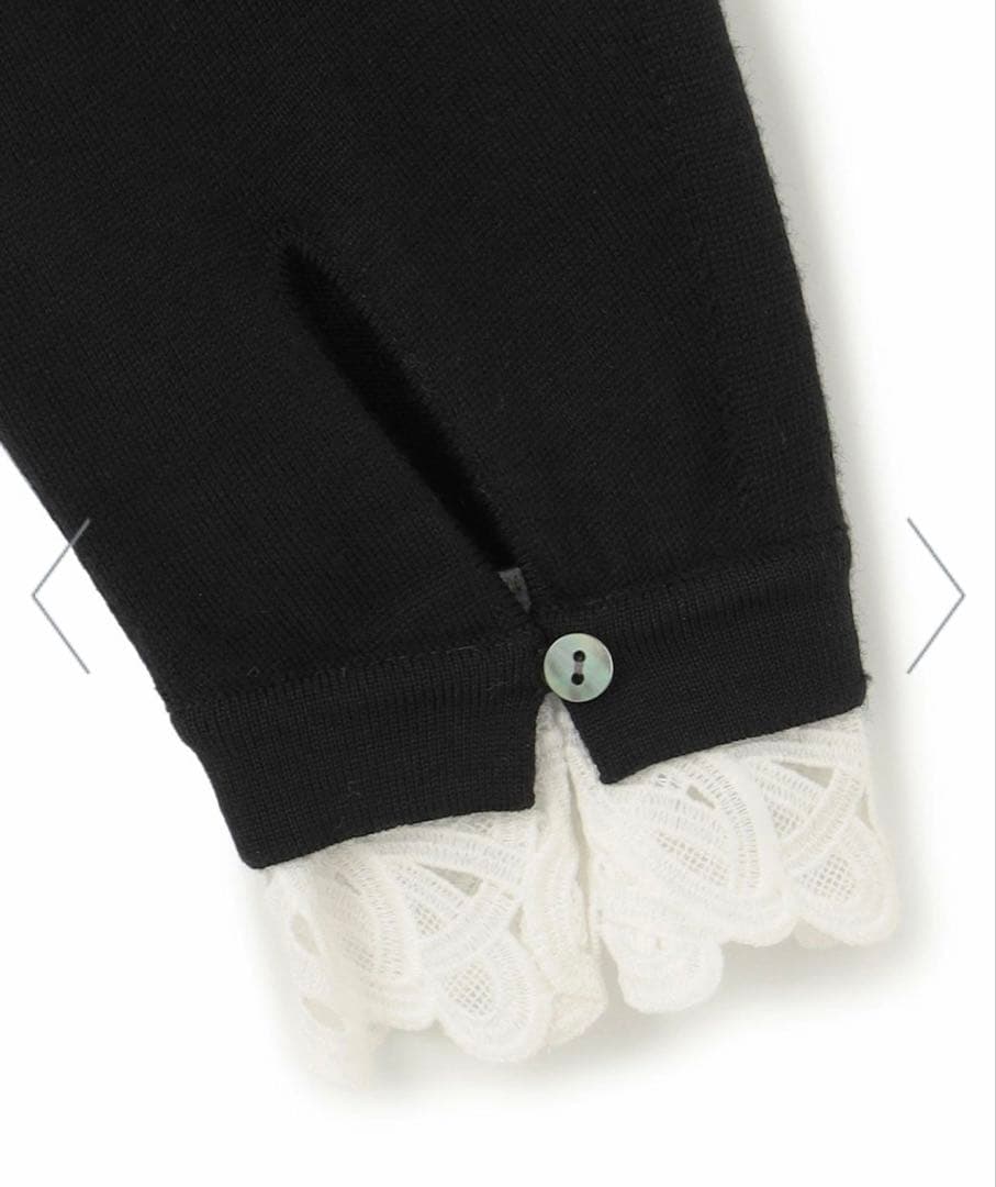 【未使用】23区 ニット 38 ネイビー ①