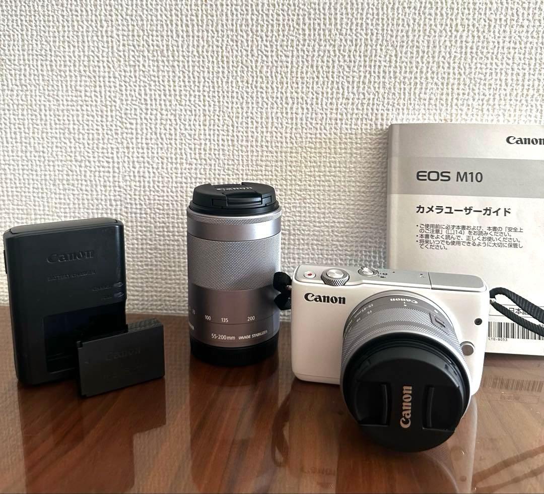 【小倉】★美品★Canon EOS M10 ダブルズームレンズキット