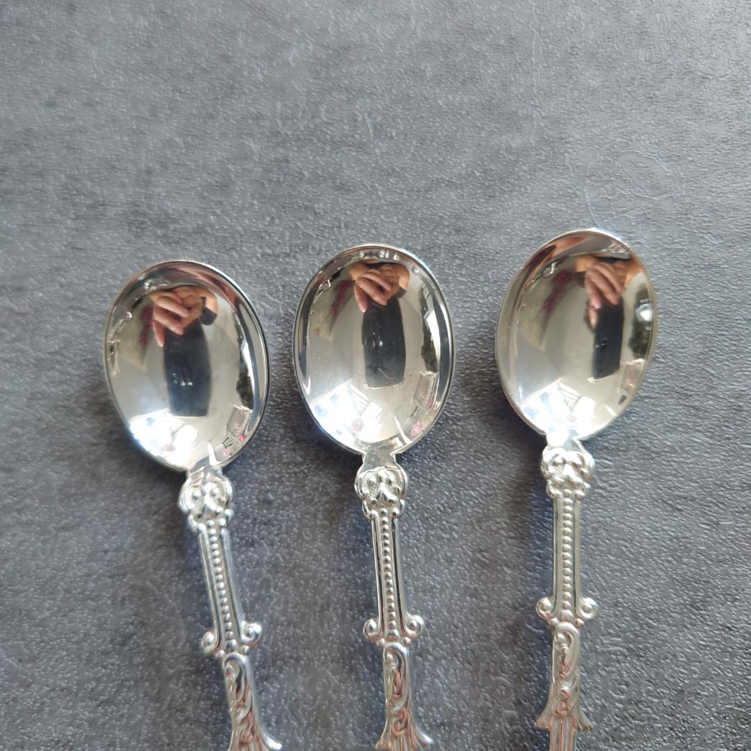 希少 美品 オランダ製 835シルバー スプーン 3点
