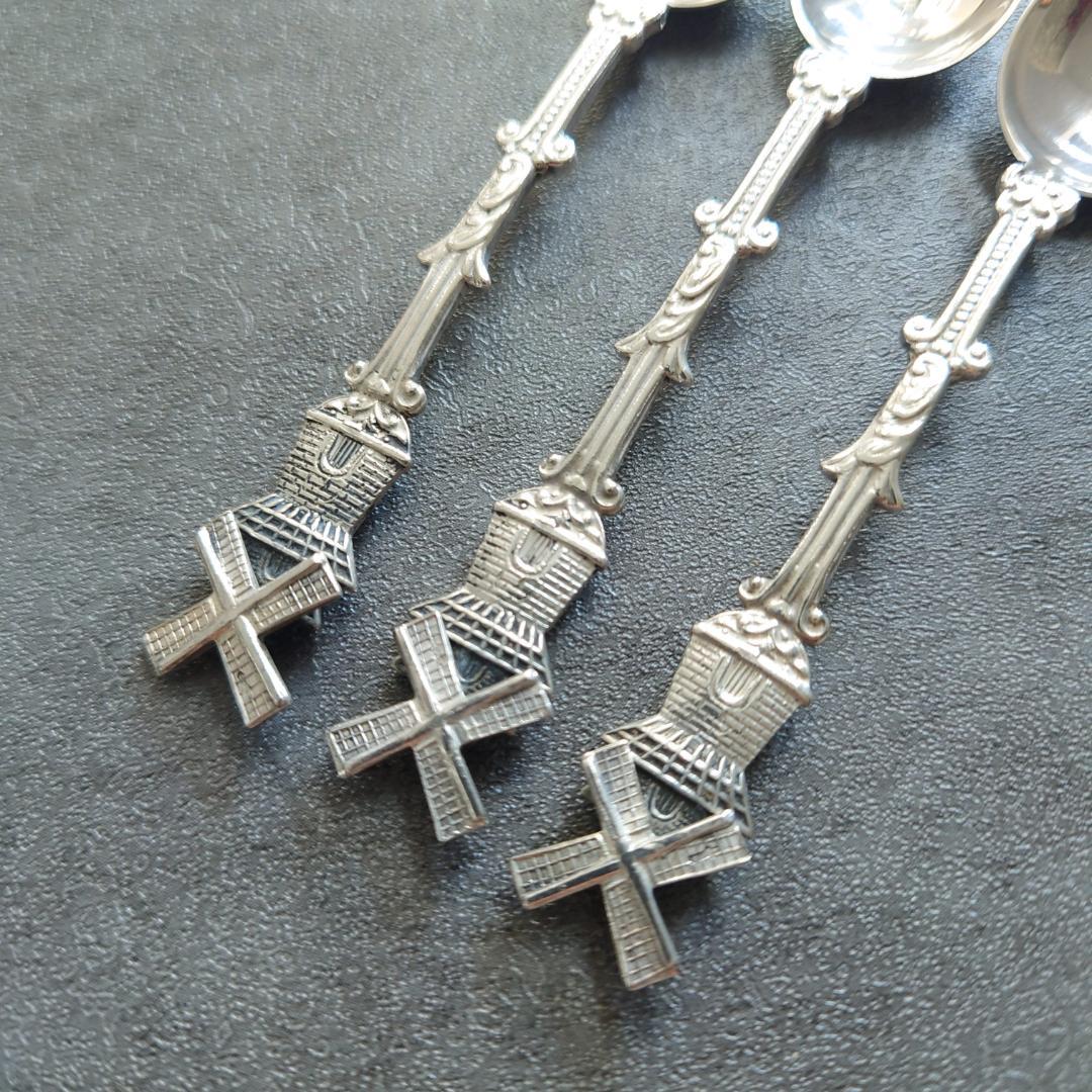 希少 美品 オランダ製 835シルバー スプーン 3点