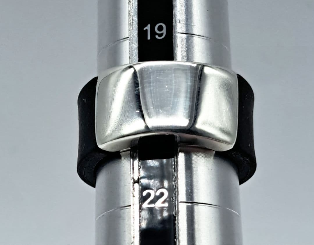 GUCCI ラバーコンビSV925 リング 21号