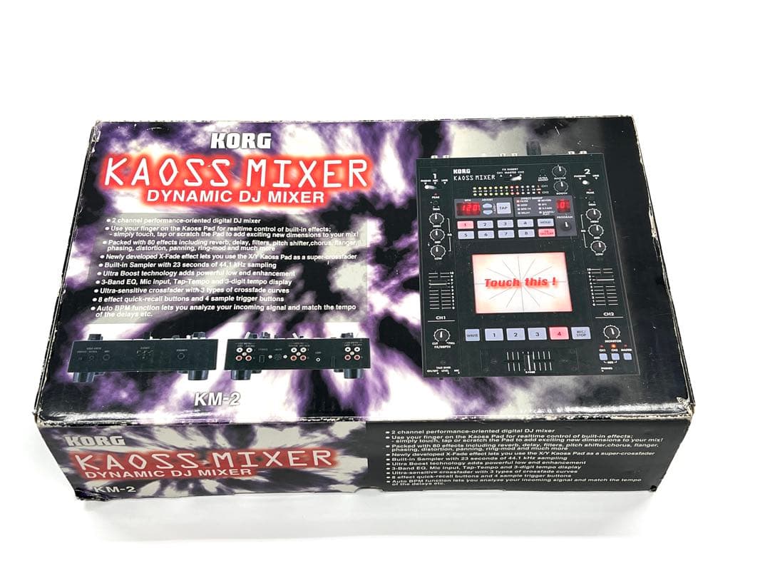 KORG KM-2 KAOSS DJミキサータッチパッド搭載KAOSSPAD内蔵