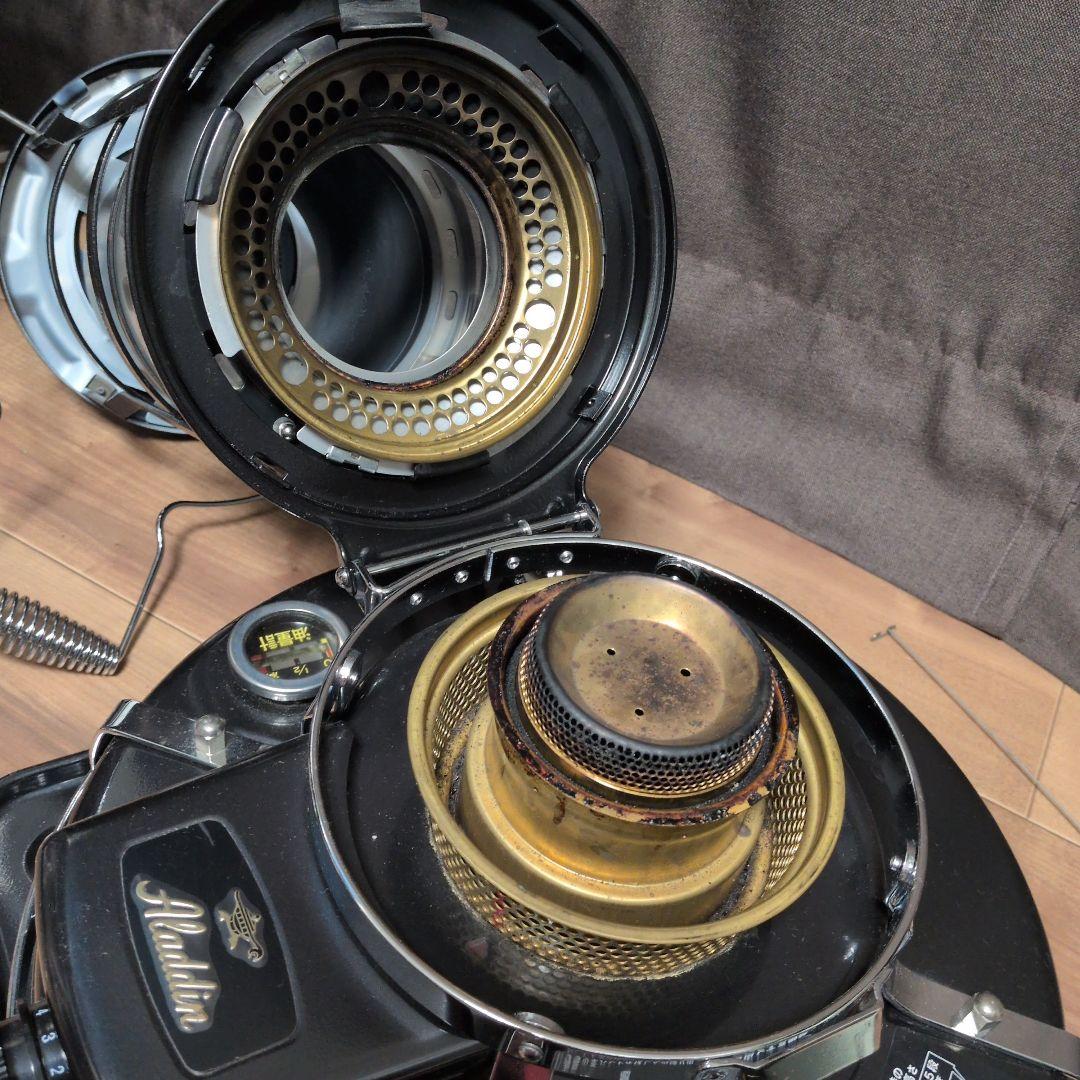 アラジン石油ストーブ　(純正のブルーフレームしん付き)