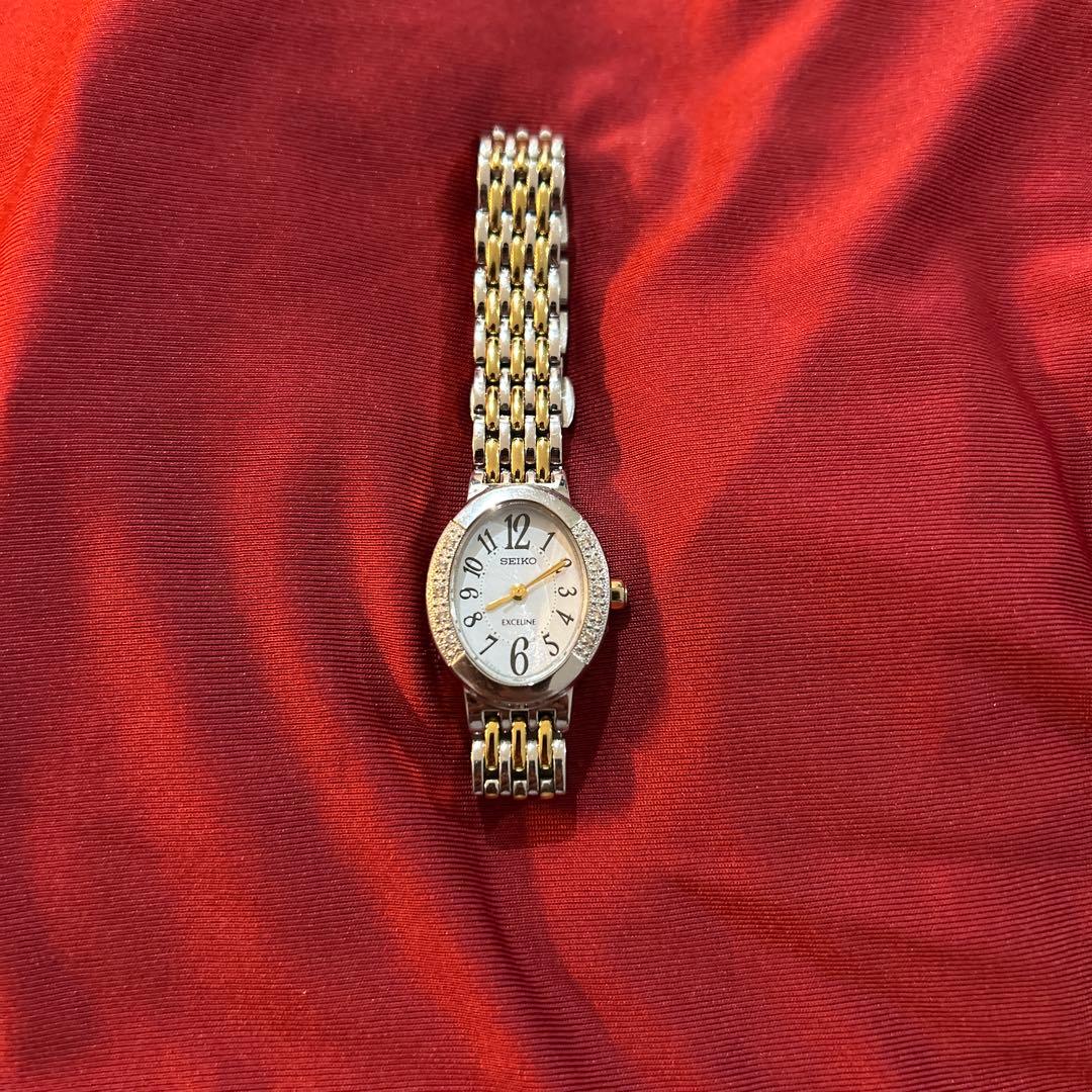 SEIKO EXCELINE ソーラー チタン SWCQ051