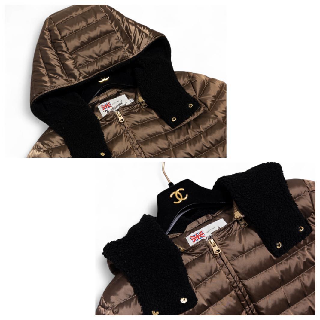 Traditional Weatherwear ダウンコート ボアフード 34