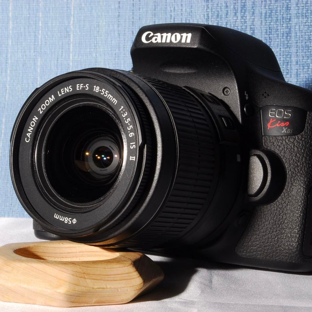✨Wi-Fi搭載✨♥️キヤノン EOS Kiss X8i Wレンズ♥️