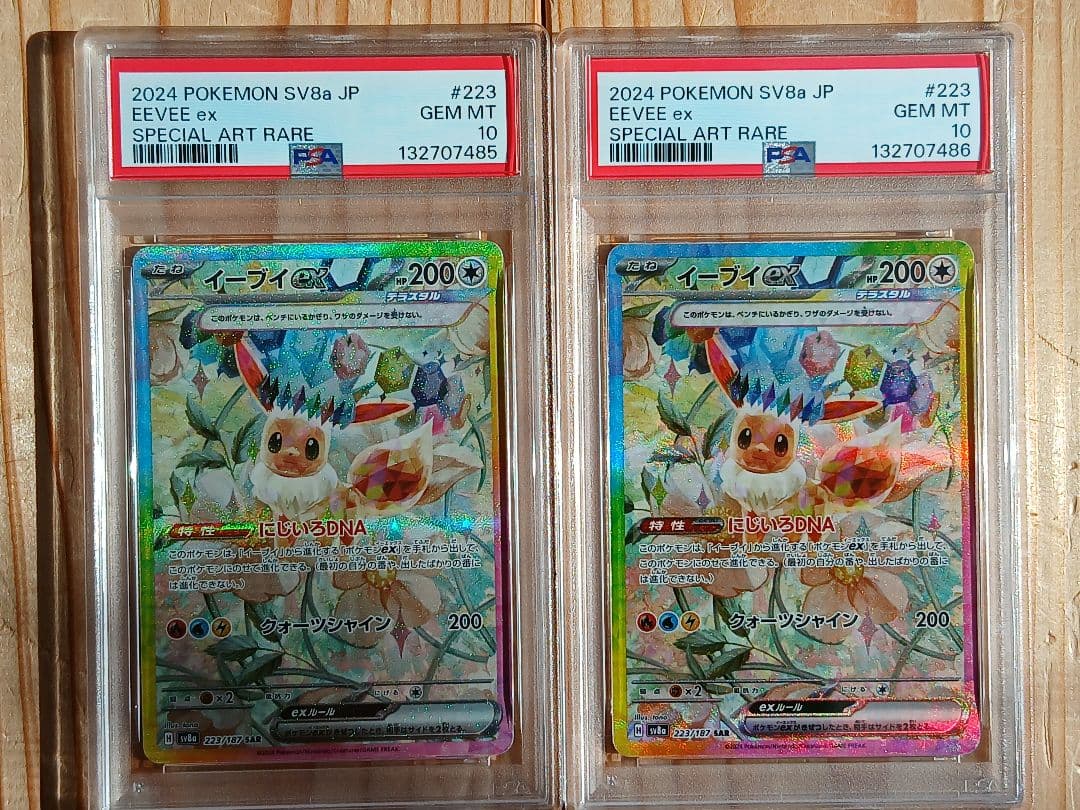 2連番 PSA10 イーブイAR 223/187